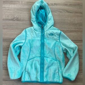 The North Face Green Reversible Girls Jacket Medium 10/12